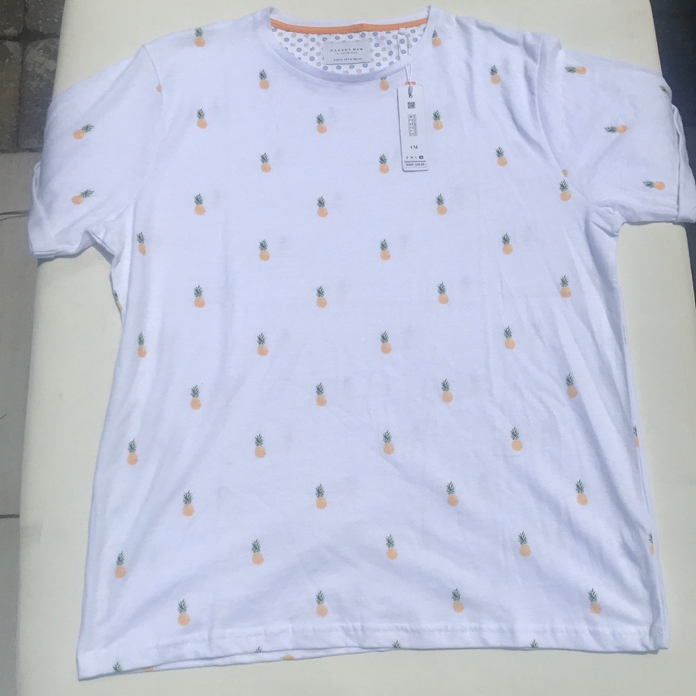Cactus Man Pineapple T Shirt NWT